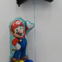 Mario Brothers Birthday Balloons Stand Up Video Game Controller