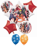 Naruto Birthday Balloon Bouquet with Helium and Weight