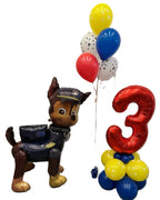 Paw Patrol Birthday Balloon Package with Helium and Weight