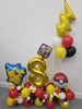 Pokemon Pick Age Gold Number Birthday Balloon Marquee LIghting Bouquet