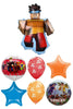 Roblox Birthday Balloons Bouquet with Helium and Weight