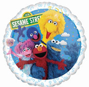 18 inch Sesame Street Numbers Foil Balloon with Helium