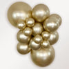11 inch Sempertex Silk Gold Dust Latex Balloons with Helium and Hi-Float