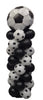 Soccer Ball Balloon Column Tower