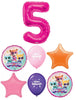 Super Kitties Birthday Pick An Age Hot Pink Number Balloons Bouquet