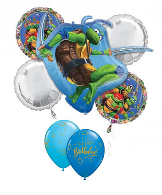 Teenage Mutant Ninja Turtles Dots Birthday Balloon Bouquet