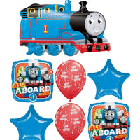 Thomas The Tank Engine Train All Aboard Birthday Balloon Bouquet