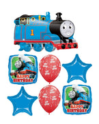 Thomas the Tank Engine Train Happy Birthday Balloon Bouquet Helium