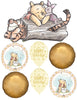 Winnie the Pooh Tigger Piglet Birthday Balloons Bouquet Helium Weight