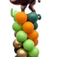 Dinosaur Jurassic Tyrannosaurus Rex Birthday Balloon Column