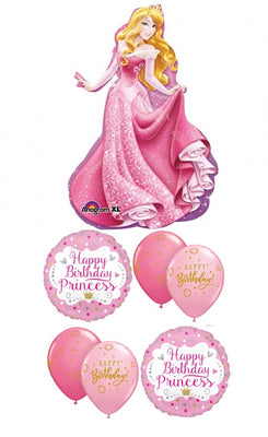 Disney Princess Sleeping Beaurty Aurora Birthday Balloon Bouquet