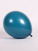 18 inch Sempertex Deluxe Deep Teal Latex Balloons with Helium Hi Float