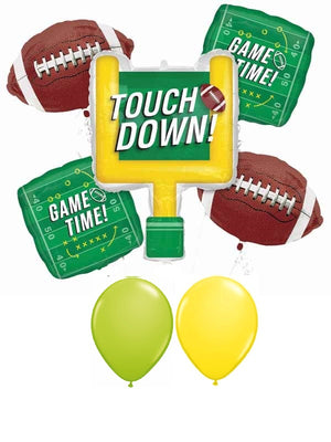 Football Goal Post Touch Down Balloon Bouquet with Helium and Weight