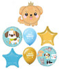 Kawaii Puppy Roly Polies Birthday Balloons Bouquet with Helium Weight