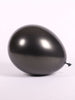 11 inch Sempertex Metallic Black Latex Balloons with Helium Hi Float