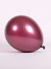 11 inch Sempertex Metallic Burgundy Balloons with Helium and Hi Float