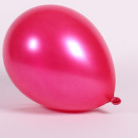 11 inch Sempertex Metallic Fuchsia Latex Balloons with Helium Hi Float