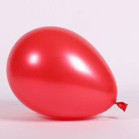 11 inch Sempertex Metallic Red Latex Balloons wth Helium and Hi Float