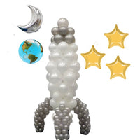 Outer Space Rocket Ship Birthday Party Balloon Decorations Package