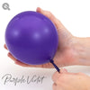 11 inch Qualatex Purple Violet Helium Balloons with Helium Hi Float