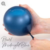 11 inch Qualatex Pearl Midnight Blue Latex  Balloons Helium Hi-Float