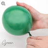 11 inch Qualatex Green Latex Balloons with Helium and Hi Float