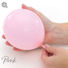 11 inch Qualatex Pink Latex Balloons NOT INFLATED