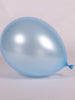 11 inch Sempertex Satin Blue Latex Balloons with Helium and Hi Float