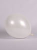 11 inch Sempertex Satin White Latex Balloons with Helium and Hi Float