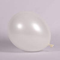 11 inch Sempertex Satin White Latex Balloons with Helium and Hi Float