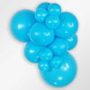 18 inch Sempertex Fashion Blue Latex Balloons with Helium Hi-Float