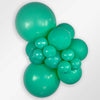 36 inch Sempertex Round Green Latex Balloons with Helium Weight