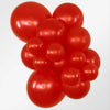 11 inch Sempertex Metallic Red Latex Balloons wth Helium and Hi Float