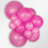 11 inch Sempertex Neon Magenta Latex Balloons with Helium and Hi Float
