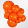 36 inch Sempertex Round Orange Balloons with Helium and Weight