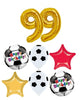 Soccer Ball Gold Numbers Birthday Pick An Age Birthday Balloons Bouquet
