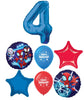 Spidey Amazing Friends Blue Numbrer Pick Age Birthday Balloon Bouquet