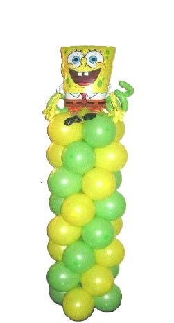 SpongeBob Squarepants Birthday Balloon Column Tower