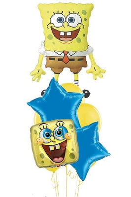 SpongeBob Happy Birthday Balloon Bouquet