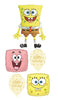 Spongebob Patrick Birthday Balloons Bouquet with Helium and Weight