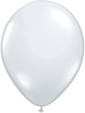 11 inch Diamond Clear Balloons with Helium and Hi Float