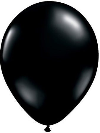 Qualatex 11 inch Onyx Black Uninflated Latex Balloon