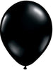 16 inch Qualatex Onyx Black Latex Balloon with Helium and Hi Float