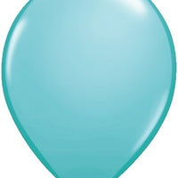 16 inch Caribbean Blue Balloons with Helium and Hi Float