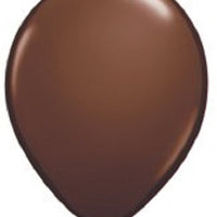 11 inch Qualatex Chocolate Brown Latex Balloons NOT INFLATED