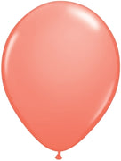 11 inch Qualatex Coral Latex Balloons NOT INFLATED