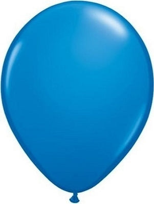 11 inch Qualatex Dark Blue Latex Balloons Not Uninflated