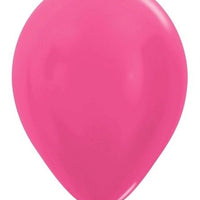 11 inch Sempertex Fuchsia Latex Balloons Not Inflated