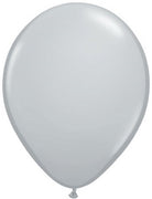 Qualatex 11 inch Gray Latex Balloons NOT INFLATED