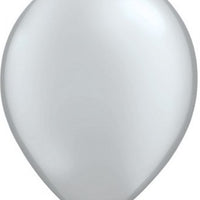 16 inch Pearl Metallic Silver Balloons with Helium and HI Float